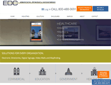 Tablet Screenshot of electronicbuildingdirectory.com